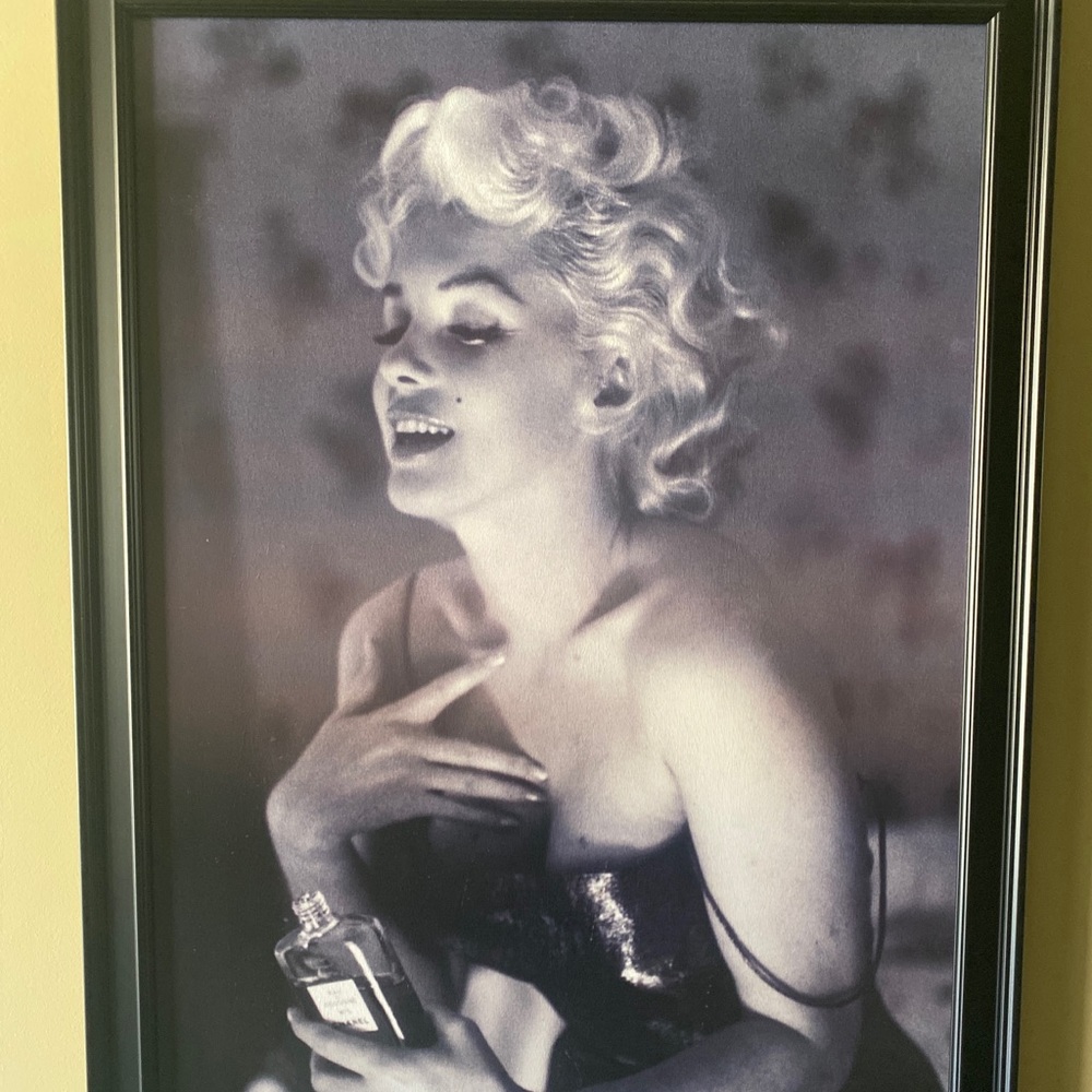 Huge Marilyn Monroe framed canvas paintings